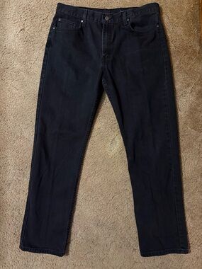 George Black Straight Jeans